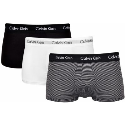 Calvin Klein boxerky Black&White LR 3Pack – Zboží Mobilmania
