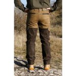 Kalhoty Carl Mayer Ramsau kožené zeleno-hnědé – Zboží Mobilmania