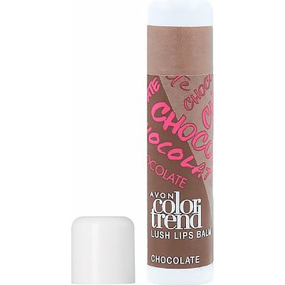 Avon Color Trend Lush Lips pečující balzám na rty Čokoláda 4 g