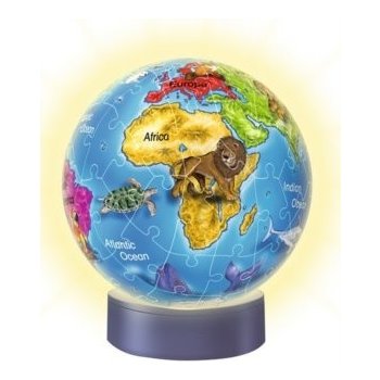 Ravensburger 3D puzzleball svítící Globus 72 ks