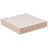 Úložný box ČistéDřevo Dřevěná krabička 20x20x3,5 cm