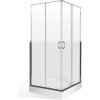 Roth Čtvercový sprchový kout ES2 90x90x185 cm, sklo čiré, rám brillant 558-9000000-00-02
