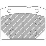 Sada brzdových destiček, kotoučová brzda FERODO FCP96H | Zboží Auto