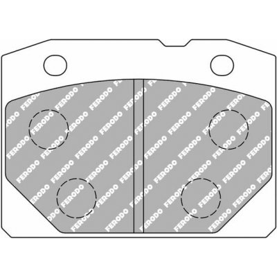 Sada brzdových destiček, kotoučová brzda FERODO FCP96H | Zboží Auto