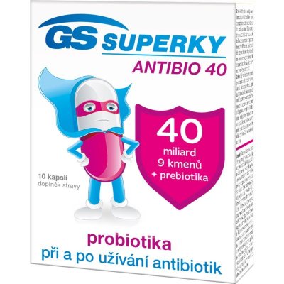 GS Superky Antibio 40 10 kapslí – Hledejceny.cz