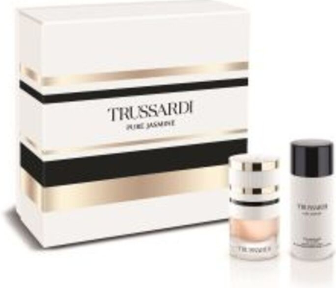 Trussardi Parfums Pure Jasmine Dárková sada dámská parfémovaná voda 60 ml a tělový peeling 125 ml