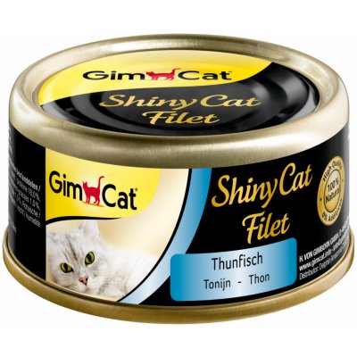 GimCat ShinyCat filé z tuňáka 6 x 70 g