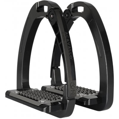 ACAVALLO Třmeny bezpečnostní AluPro černá – Hledejceny.cz