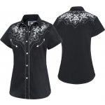 Stars & Stripes Košile westernová Isabel dámská černá – Zboží Dáma