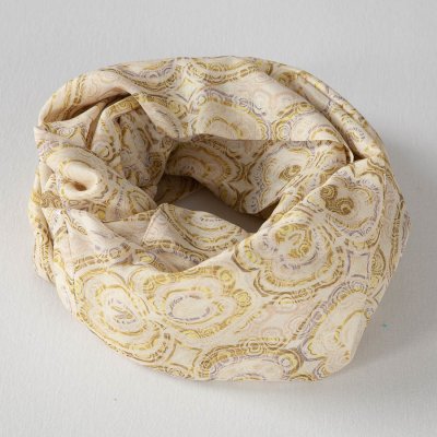 Tunelový šátek veba ornament krémová – Hledejceny.cz