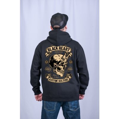 BLACK HEART DEVIL SKULL Černá – Hledejceny.cz