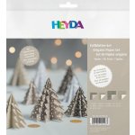 Heyda Papíry na origami 15 x 15 cm a 20 x 20 cm 20 ks šedá se zlatými tečkami – Hledejceny.cz