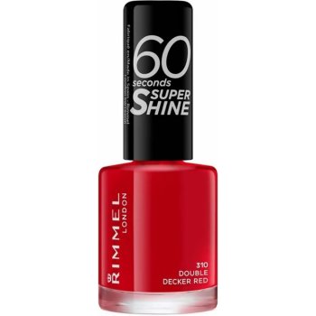 Rimmel London 60 Seconds Super Shine Nail Polish 310 Double Decker Red 8 ml