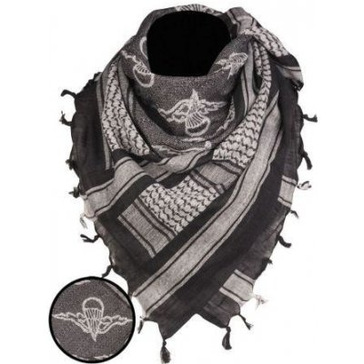 Šátek Mil-tec Shemag Paratrooper černo bílý – Zboží Dáma
