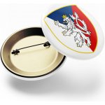 CZECHMANIA Placka erb se lvem bílá – Zboží Mobilmania