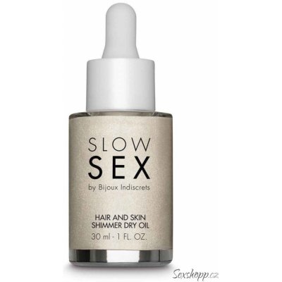 Bijoux Indiscrets Slow Sex Hair & Skin Shimmer Dry 30 ml – Zboží Mobilmania