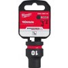 Příslušenství ke gola sadě Milwaukee 4932480304 Nástrčná hlavice 1/2" Shockwave™ Impact Duty 10 mm, rázová, krátká