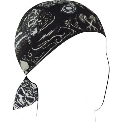 Zan Headgear FLYDANNA COTN BIKER SKULL Z712