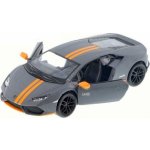 Kinsmart Lamborghini Huracan kov 12cm šedé – Hledejceny.cz