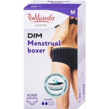 Bellinda Bavlněné menstruační kalhotky MENSTRUAL BOXER NORMAL černá