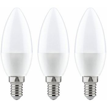 Paulmann LED svíčka 4W E14 230V teplá bílá 3ks-sada