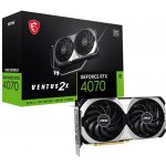 MSI GeForce RTX 4070 VENTUS 2X 12G OC – Hledejceny.cz