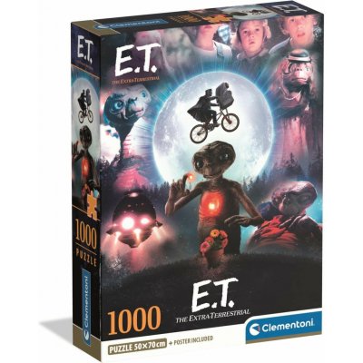 Clementoni Kultovní filmy E.T. Mimozemšťan 1000 dílků – Hledejceny.cz