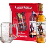 Captain Morgan Original Spiced Gold 35% 0,7 l (dárkové balení korbel) – Hledejceny.cz