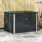 Omaxi zahradní úložná bedna 151,5 x 107 x 100 cm ocel černá 750488 – Hledejceny.cz