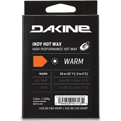 DAKINE vosk Indy Hot Wax Warm 160G Assorted ASSORTED – Hledejceny.cz