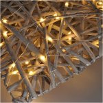 Solight LED ratanové srdce 30x LED 2x AA 30cm – Sleviste.cz