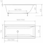 POLYSAN CLEO 170 x 75 cm 94611 – Zboží Dáma