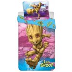 Baby Nellys bavlna povlečení Groot I am Groot 140x200 70x90 – Hledejceny.cz