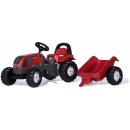 Rolly Toys šlapací traktor Valtra s přívěsem R01252