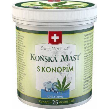 Swissmedicus Koňská Mast s konopím chladivá 500 ml