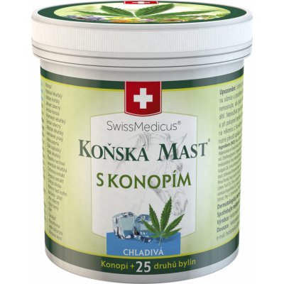 Swissmedicus Koňská Mast s konopím chladivá 500 ml – Zboží Mobilmania