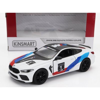 Kinsmart BMW 8-series M8 Competition Coupe f92 2020 Bílá Černá 1:32 – Zbozi.Blesk.cz