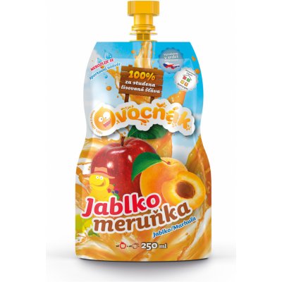 Ovocňák s.r.o. 100% šťáva ablko/meruňka 250ml – Sleviste.cz