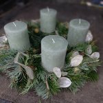 Balkonika Adventní věnec sage rustikální 35 cm – Hledejceny.cz