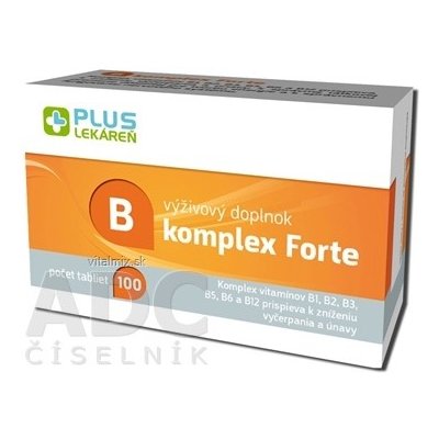 Plus Lékárna B komplex Forte 100 tablet – Zbozi.Blesk.cz