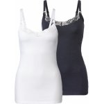 Esmara dámský ý top na kojení s BIO bavlnou 2 kusy námořnická modrá bílá – Zboží Dáma