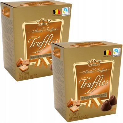 Maitre Truffout Fancy Gold Truffles Salted Caramel 200 g – Sleviste.cz