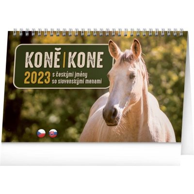 Stolní Koně Kone CZ/SK 23,1×14,5cm 188433 2023 – Zboží Mobilmania