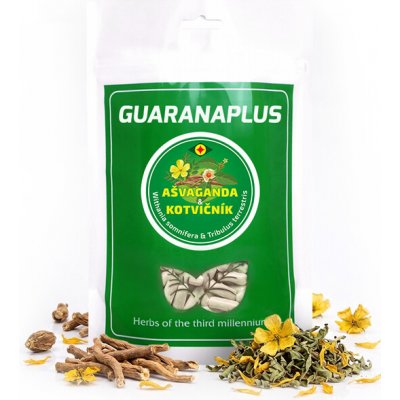 GUARANAPLUS Ašvaganda + Kotvičník XL 400 kapslí – Hledejceny.cz