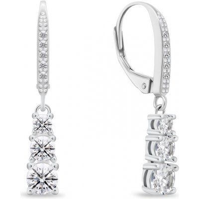 Brilio Silver náušnice EA1012W – Zboží Dáma