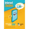 Sim karty a kupony MOBILCZ MOBIL.CZ Předplacená karta s kreditem 200Kč