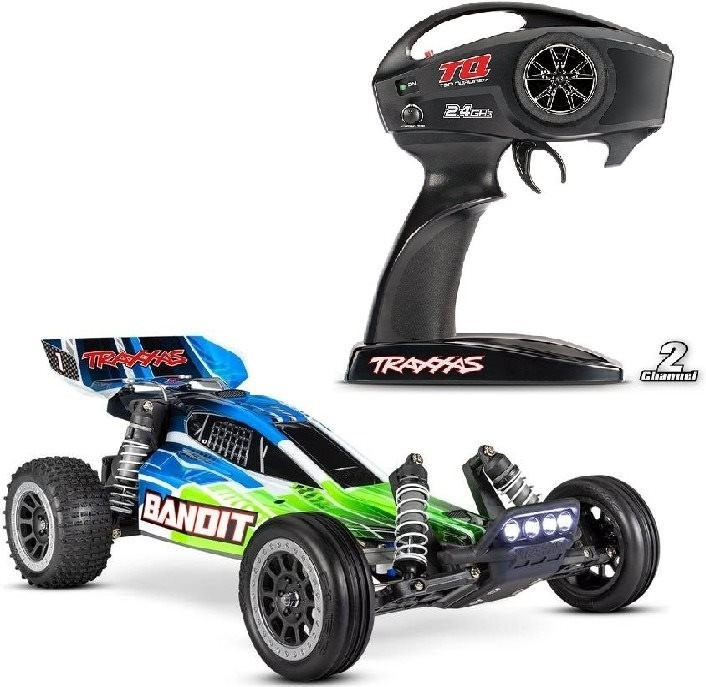 Traxxas Bandit RTR zelený s LED osvětlením 1:10