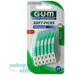 GUM Soft Picks Advanced Regular mezizubní kartáčky 30 ks – Zboží Mobilmania