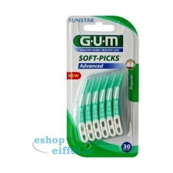 GUM Soft Picks Advanced Regular mezizubní kartáčky 30 ks