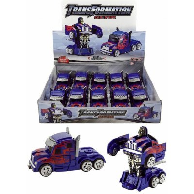 Teddies auto-robot kamion Transformer 14cm na setrvačník – Hledejceny.cz